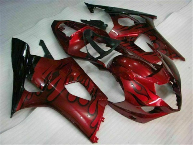 Rojo ABS Moto Plástica Suzuki GSXR 1000 K3 03-04