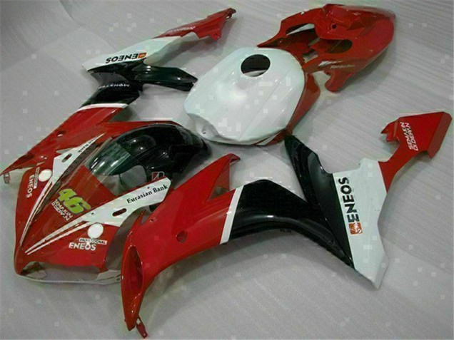 Rojo ABS Moto Plástica Yamaha R1 04-06