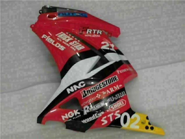 Rojo Amarillo Carenado Moto Kawasaki EX250 08-12 Rojo Amarillo Carenado Moto Kawasaki EX250 08-12