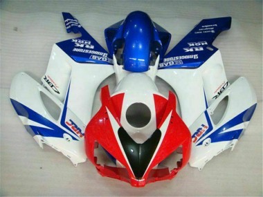 Rojo Azul Blanco Carenado Moto Honda CBR 1000 RR 04-05