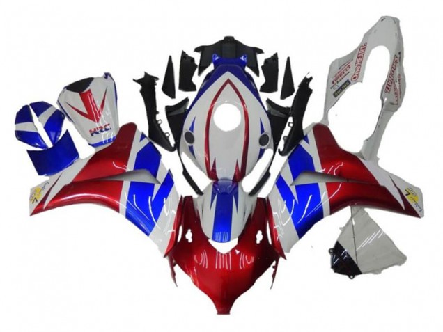 Rojo Azul Blanco Carenado Moto Honda CBR 1000 RR 08-11 Rojo Azul Blanco Carenado Moto Honda CBR 1000 RR 08-11