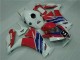 Rojo Azul Blanco Carenado Moto Honda CBR 1000 RR 12-16 Rojo Azul Blanco Carenado Moto Honda CBR 1000 RR 12-16