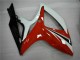 Rojo Blanco ABS Carenado Motocicleta Suzuki GSXR 600 / 750 K6 06-07 Rojo Blanco ABS Carenado Motocicleta Suzuki GSXR 600 / 750 K6 06-07