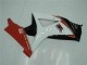 Rojo Blanco ABS Moto Plástica Suzuki GSXR 1000 K7 07-08 Rojo Blanco ABS Moto Plástica Suzuki GSXR 1000 K7 07-08
