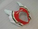 Rojo Blanco ABS Moto Plástico Suzuki GSXR 1000 K7 07-08 Rojo Blanco ABS Moto Plástico Suzuki GSXR 1000 K7 07-08