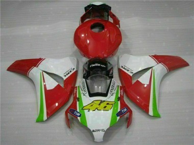Rojo Blanco Carrocería Motocicletas Honda CBR 1000 RR 08-11