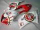 Rojo Blanco Carrocería Motocicletas Suzuki GSXR 1000 K3 03-04 Rojo Blanco Carrocería Motocicletas Suzuki GSXR 1000 K3 03-04