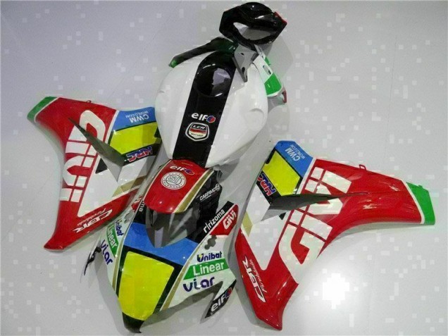 Rojo Blanco Kit Carenado Moto Honda CBR 1000 RR 08-11 Rojo Blanco Kit Carenado Moto Honda CBR 1000 RR 08-11