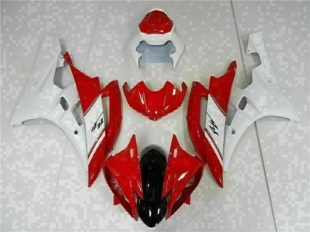 Rojo Blanco Kit Carenado Moto Yamaha R6 06-07