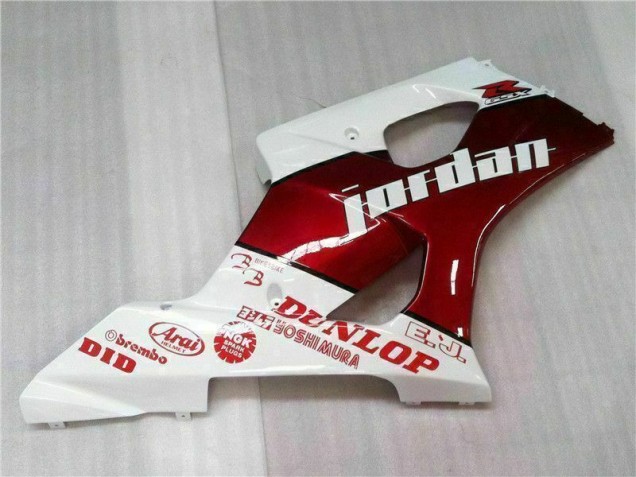 Rojo Blanco Kit Completo Carenado Moto Suzuki GSXR 1000 K3 03-04 Rojo Blanco Kit Completo Carenado Moto Suzuki GSXR 1000 K3 03-04