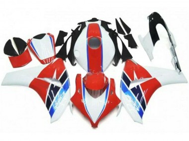 Rojo Blanco Kits Completo Carenado Moto ABS Honda CBR 1000 RR 08-11