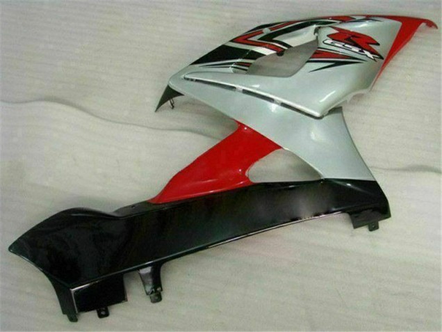 Rojo Blanco Moto Plástico Suzuki GSXR 1000 K5 05-06 Rojo Blanco Moto Plástico Suzuki GSXR 1000 K5 05-06
