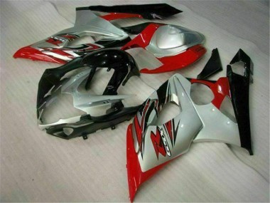 Rojo Blanco Moto Plástico Suzuki GSXR 1000 K5 05-06