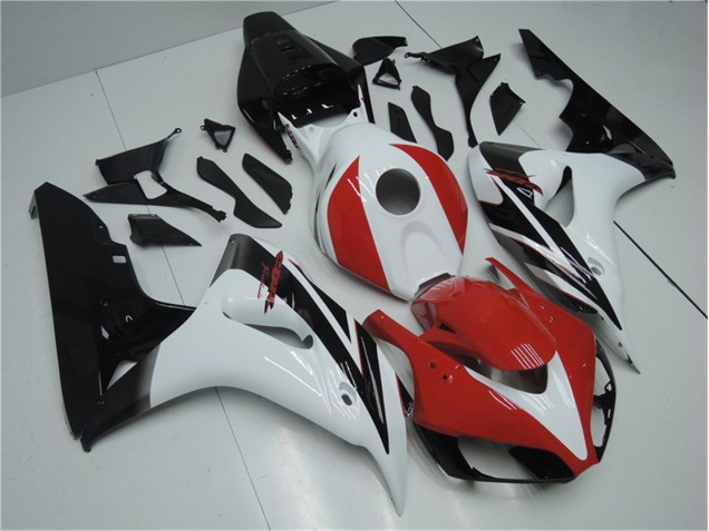 Rojo Blanco Negro ABS Kits Carenado Moto Honda CBR 1000 RR 06-07