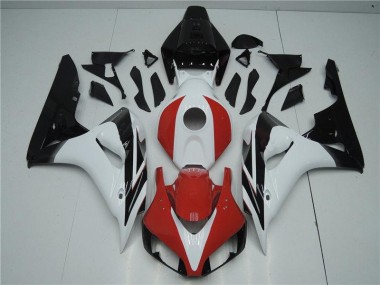 Rojo Blanco Negro ABS Kits Carenado Moto Honda CBR 1000 RR 06-07