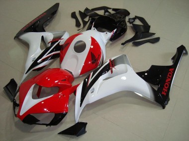 Rojo Blanco Negro Kits Completo Carenado Moto ABS Honda CBR 1000 RR 06-07