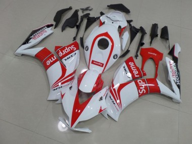 Rojo & Blanco Supreme Carenado Moto Honda CBR 1000 RR 12-16