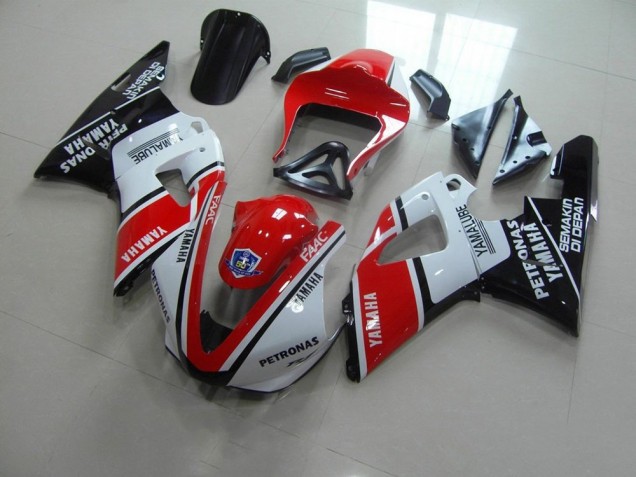 Rojo Blanco Yamalube Carrera Carenado Moto Yamaha R1 00-01 Rojo Blanco Yamalube Carrera Carenado Moto Yamaha R1 00-01