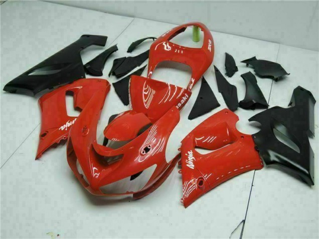 Rojo Carrocería Motocicletas Kawasaki ZX6R 05-06 Rojo Carrocería Motocicletas Kawasaki ZX6R 05-06
