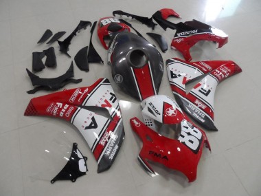 Rojo & Gris Fma Carenado Moto Honda CBR 1000 RR 08-11
