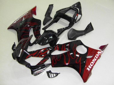 Rojo Llama ABS Moto Plásticos Honda CBR 600 F4i 01-03