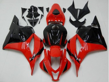 Rojo Negro ABS Carenado Motocicleta Honda CBR 600 RR 09-12