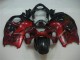Rojo Negro ABS Carenado Motocicleta Suzuki GSXR 1300 Hayabusa 96-07 Rojo Negro ABS Carenado Motocicleta Suzuki GSXR 1300 Hayabusa 96-07