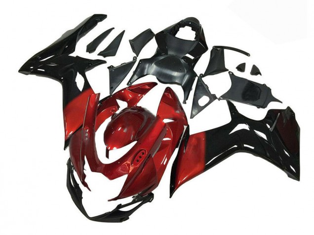 Rojo Negro ABS Kits Carenado Moto Suzuki GSXR 600 / 750 K11 11-21 Rojo Negro ABS Kits Carenado Moto Suzuki GSXR 600 / 750 K11 11-21