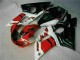 Rojo Negro ABS Kits Carenado Moto Yamaha R6 98-02