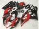 Rojo Negro ABS Moto Plástica Suzuki GSXR 1000 K5 05-06 Rojo Negro ABS Moto Plástica Suzuki GSXR 1000 K5 05-06