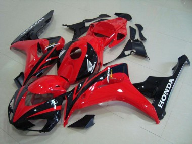 Rojo Negro ABS Moto Plástico Honda CBR 1000 RR 06-07
