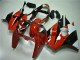 Rojo Negro Blanco Carenado Moto Kawasaki ZX6R 00-02