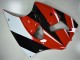 Rojo Negro Blanco Carenado Moto Kawasaki ZX6R 00-02