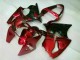 Rojo Negro Carenado Moto Kawasaki ZX6R 00-02 Rojo Negro Carenado Moto Kawasaki ZX6R 00-02