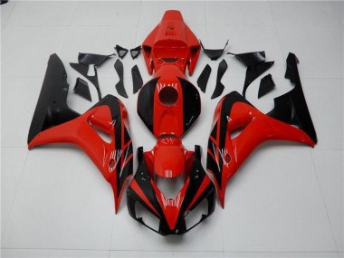 Rojo Negro Carenado & Plástico Moto Honda CBR 1000 RR 06-07