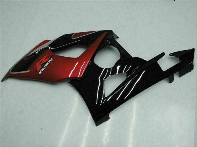 Rojo Negro Carrocería Motocicletas Suzuki GSXR 1000 K5 05-06 Rojo Negro Carrocería Motocicletas Suzuki GSXR 1000 K5 05-06