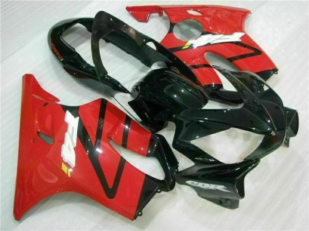 Rojo Negro Inyección Kit Carenado Moto Honda CBR 600 F4i 04-07