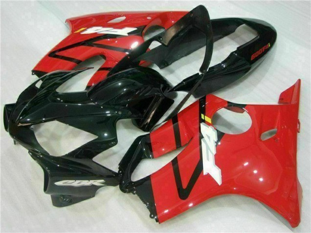 Rojo Negro Inyección Kit Carenado Moto Honda CBR 600 F4i 04-07