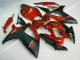 Rojo Negro Inyección Kit Carenado Moto Suzuki GSXR 600 / 750 K6 06-07 Rojo Negro Inyección Kit Carenado Moto Suzuki GSXR 600 / 750 K6 06-07