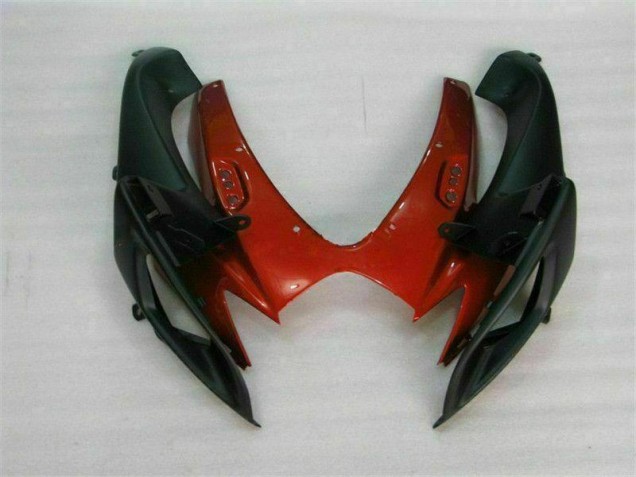 Rojo Negro Inyección Kit Carenado Moto Suzuki GSXR 600 / 750 K6 06-07 Rojo Negro Inyección Kit Carenado Moto Suzuki GSXR 600 / 750 K6 06-07