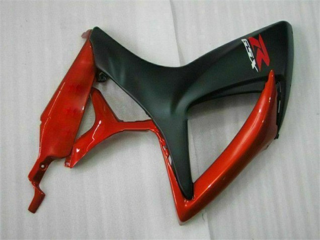 Rojo Negro Inyección Kit Carenado Moto Suzuki GSXR 600 / 750 K6 06-07 Rojo Negro Inyección Kit Carenado Moto Suzuki GSXR 600 / 750 K6 06-07