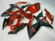 Rojo Negro Inyección Kit Carenado Moto Suzuki GSXR 600 / 750 K6 06-07 Rojo Negro Inyección Kit Carenado Moto Suzuki GSXR 600 / 750 K6 06-07