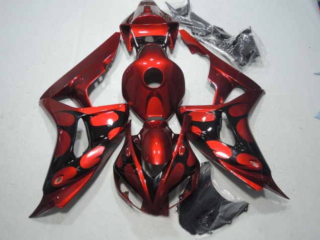 Rojo Negro Kit Carenado ABS Completo Honda CBR 1000 RR 06-07 Rojo Negro Kit Carenado ABS Completo Honda CBR 1000 RR 06-07