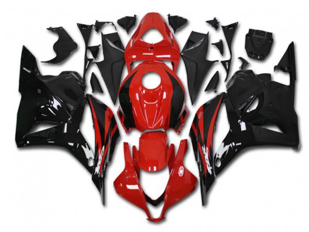 Rojo Negro Kit Carenado ABS Completo Honda CBR 600 RR 09-12