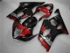 Rojo Negro Kit Carenado Moto Suzuki GSXR 1000 K3 03-04 Rojo Negro Kit Carenado Moto Suzuki GSXR 1000 K3 03-04