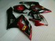 Rojo Negro Kit Carenado Moto Suzuki GSXR 1000 K5 05-06 Rojo Negro Kit Carenado Moto Suzuki GSXR 1000 K5 05-06