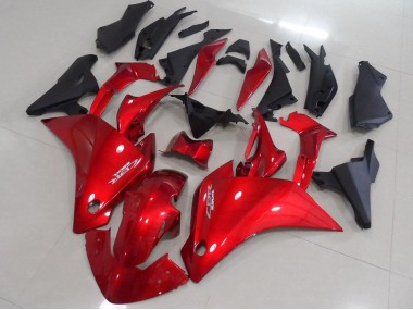 Rojo Negro Mate Carenado Moto Honda CBR 250 RR 11-13