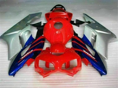 Rojo Plata Azul Carenado Moto Honda CBR 1000 RR 04-05