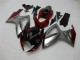 Rojo Plata Carenado Moto Suzuki GSXR 600 / 750 K6 06-07 Rojo Plata Carenado Moto Suzuki GSXR 600 / 750 K6 06-07