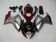 Rojo Plata Carenado Moto Suzuki GSXR 600 / 750 K6 06-07 Rojo Plata Carenado Moto Suzuki GSXR 600 / 750 K6 06-07